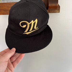 NBA Miller Black Polyester Snap back Hat Basketball